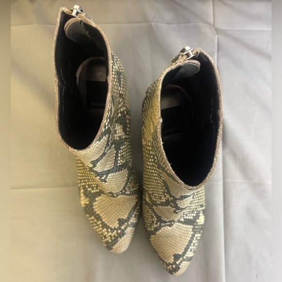 Dolce Vita Beautiful Embossed Snakeskin Leather Boots Women’s Size 6 - Picture 5 of 5